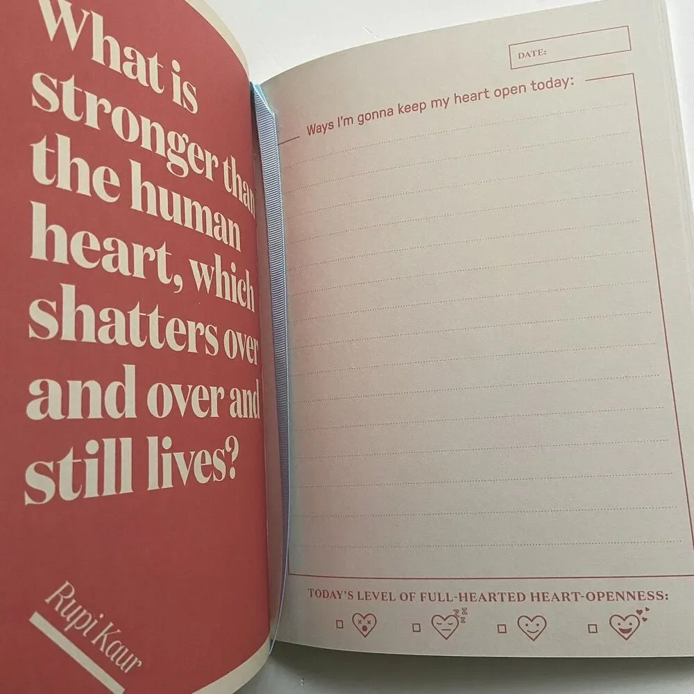 2PCS Guided Journal: I’m Gonna Keep My Heart Open & I’m Perfectly Imperfect